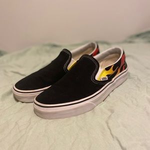 Flamed vans